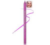 Fuchsia Glow 2 in 1 Eyeshadow Stick and Eyeliner Pencil - Creamy Metallic Shimmer Texture, Waterproof Smudge Resistant Long Wear Eye Makeup Pencil for Waterline, Lash Line and Inner Corner