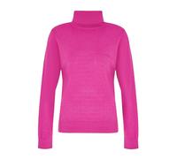 Fuchsia High Neck Jumper Lightweight Knit - female - Armani Exchange - Turtlenecks - Pink - L - Knitwear L
