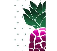 Fuchsia Pineapple Christian Journal Notebook | 6×9 inches | 80 Page College Ruled Hard Cover Journal for Women of Faith | Bible Notebook, Gratitude ... Work To-do lists Sermon Notes Diario