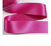 Fuchsia Pink Satin Ribbon Double Sided 20mm (3/4 Inch) 10 Meters Ribbon for Gifts Wrap Sew Party, Decorations Events Dress Wedding Christmas Crafts, Bows Car, Balloons, DIY,Easter.