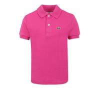 Fuchsia Polo Shirt with Crocodile Icon - unisex - Lacoste - Kids Short Sleeve T-Shirts - Pink - 3 Y | 98 CM - Kids 3 Y | 98 CM