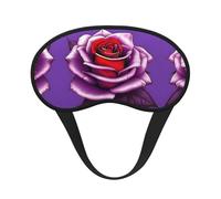 Fuchsia Rose It is a Black-Rimmed Eye mask. The Soft Eye mask can Improve Sleep Quality and is Suitable for Indoors, Outdoors and Traveling.