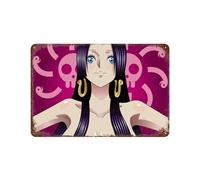 FUCIIhUUN Anime One Piece Boa Hancock Poster Wall Decor Art Metal Tin Poster Modern Home Decor Art Metal Poster Home Bar Shop Decorations Vintage Sign Gift 7.9"x11.8"