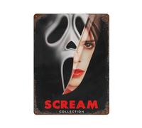 FUCIIhUUN Scream Movie Poster Wall Decor Art Metal Tin Poster Modern Home Decor Art Metal Poster Home Bar Shop Decorations Vintage Sign Gift 15.7"x11.8"