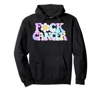 Fuck All Cancer Retro Cancer Awareness Men Women Funny Pullover Hoodie