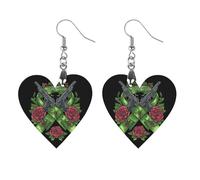 Fuck Bladder Cancer Novelty Women's Dangle Earrings Fashion Printed Wood Earring Drop Pendants Jewelry