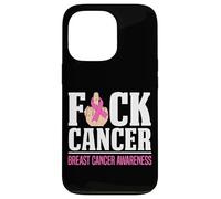 Fuck Cancer Breast Cancer Awareness Case for iPhone 13 Pro