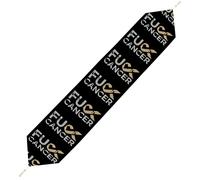Fuck Cancer Fashion Table Runner Dining Kitchen Table Accessories Birthday Party Decorations Christmas 200 * 33cm