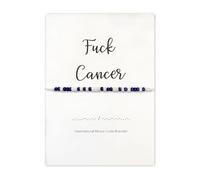 Fuck Cancer Morse Code Bracelet, Fuck Cancer Bracelet, Cancer Survivor Bracelet, Strength Inspirational Morse Code Bracelet, Cancer Care Gifts for Women Mom Wife Friends (#02)