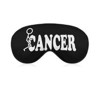 Fuck Cancer Sleep Mask with Adjustable Strap Eye Masks Blackout Eyeshade Cover Women Men Travel