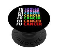 Fuck Cancer T-Shirt - FU Cancer Awareness PopSockets Adhesive PopGrip
