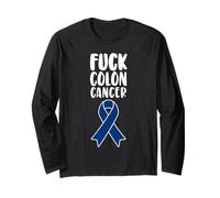 Fuck Colon Cancer T Shirt for Dad Men Long Sleeve T-Shirt