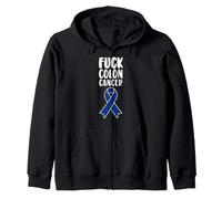 Fuck Colon Cancer T Shirt for Dad Men Zip Hoodie