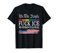 Fuck Ice No Human Is Illegal Protest Immigration Activist T-Shirt
