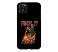 Fuck It - Witch Burning At The Stake Cigarette Dark Humor Case for iPhone 11 Pro Max