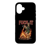 Fuck It - Witch Burning At The Stake Cigarette Dark Humor Case for iPhone 16