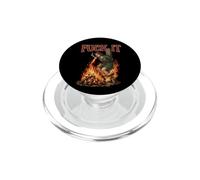 Fuck It - Witch Burning At The Stake Cigarette Dark Humor PopSockets PopGrip for MagSafe