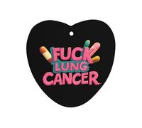 Fuck Lung Cancer Car Aromatherapy Tablets Air Freshener Hanging Scented Cards for Rooms Bathrooms Wardrobe Love form
