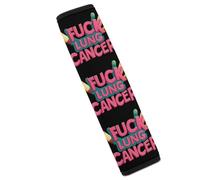 Fuck Lung Cancer Car Seat Belt Pad Strap Belts Covers Universal Auto Part Accessories 1PCS