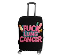 Fuck Lung Cancer Luggage Case Cover Protective Suitcase Covers Anti Scratch Baggage Washable Fits 19-32 Inch L