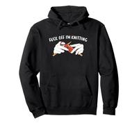 Fuck Off I'm Knitting Pullover Hoodie