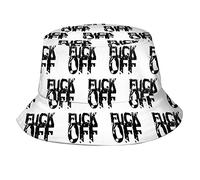 Fuck Off Outdoor Sun Fisherman's Hat Bucket Caps Breathable Beach Hats for Men Women