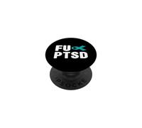 Fuck PTSD Shirt - Post Traumatic Stress Disorder Awareness PopSockets Adhesive PopGrip