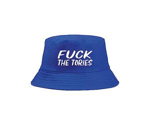Fuck the Tories Bucket Hat (Royal Blue)