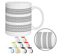 Fuck This Shit Coffee Mugs, A Novelty Ceramic Coffee Mug with a Hidden Message, Perfect for Work Besties, Friends, and Coworkers. A Humorous and Unique Gift for Coffee Lovers. (White Mug Black Text)