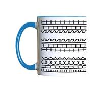 Fuck This Shit Hidden Message Coffee Mug - 10 Oz White/Black - Funny F*ck This Shit Hidden Message Coffee Mug - Funny Office Gifts for Work Bestie, Coworkers, Friends, Family (Blue)