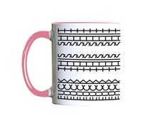 Fuck This Shit Hidden Message Coffee Mug - 10 Oz White/Black - Funny F*ck This Shit Hidden Message Coffee Mug - Funny Office Gifts for Work Bestie, Coworkers, Friends, Family (Pink2)