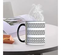 Fuck This Shit Hidden Message Coffee Mug - 10 Oz White/Black - Funny F*ck This Shit Hidden Message Coffee Mug - Funny Office Gifts for Work Bestie, Coworkers, Friends, Family (White)