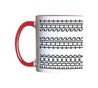 Fuck This Shit Hidden Message Coffee Mug - 10 Oz White/Black - Funny F*ck This Shit Hidden Message Coffee Mug - Funny Office Gifts for Work Bestie, Coworkers, Friends, Family (Red)