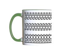 Fuck This Shit Hidden Message Coffee Mug - 15 Oz White/Black - Funny F*ck This Shit Hidden Message Coffee Mug - Novelty Tea Cup for Work Bestie, Coworkers, Friends, Family (Green)