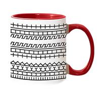 Fuck This Shit Hidden Message Coffee Mug - 15 Oz White/Black - Funny F*ck This Shit Hidden Message Coffee Mug - Novelty Tea Cup for Work Bestie, Coworkers, Friends, Family (Red)