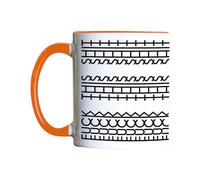 Fuck This Shit Hidden Message Coffee Mug - 15 Oz White/Black - Funny F*ck This Shit Hidden Message Coffee Mug - Gift for Work Bestie, Coworkers, Friends, Family - Funny Office Gifts (Orange)
