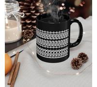 Fuck This Shit Hidden Message Coffee Mug - 15 Oz White/Black - Funny F*ck This Shit Hidden Message Coffee Mug - Gift for Work Bestie, Coworkers, Friends, Family - Funny Office Gifts (Black)