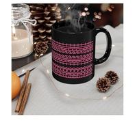 Fuck This Shit Hidden Message Coffee Mug - 15 Oz White/Black - Funny F*ck This Shit Hidden Message Coffee Mug - Novelty Tea Cup for Work Bestie, Coworkers, Friends, Family (Pink)