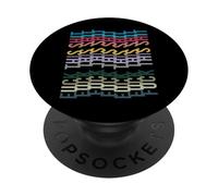 Fuck This Shit Hidden Message Colorful PopSockets Adhesive PopGrip