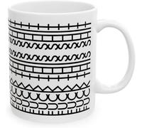 Fuck This Shit Hidden Message Mug, A Novelty Optical Illusion Design Coffee Mug with a Hidden Message, Coffee Lover Gift for Friends - Family - Coworkers