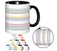 Fuck This Shit Mug, A Novelty Ceramic Coffee Mug with a Hidden Message, Perfect for Work Besties, Friends, and Coworkers. A Humorous and Unique Gift for Coffee Lovers. (Black Mug, Color Text)