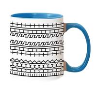Fuck This Shit Mug, Novelty Creativity Funny Ceramic Coffee Mug, Funny Gift Idea Cup Tea Coffee, 11oz Mug, Suitable Gifts for Work Bestie, Friends and Colleagues (Sky Blue)