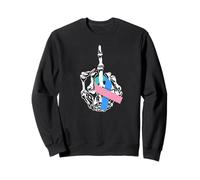 Fuck Thyroid Cancer Middle Finger Thyroid Cancer Awareness Sweatshirt
