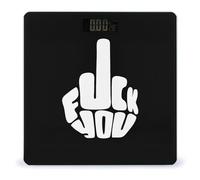 Fuck You Digital Bathroom Scale for Body Weight LCD Display Tempered Glass Weighing Scales