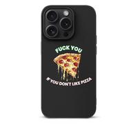 Fuck You If You Don't Like Italy Pizza Compatible with iPhone 15/15 Plus/15 Pro/15 Pro Max Phone Case TPU Protective Cover Shockproof Anti-Scratch