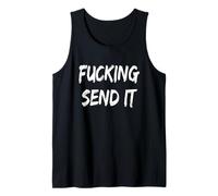 Fucking Send It Snowmobile Dirt Bike Fan T-Shirt Gift Tank Top