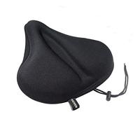 FUCNEN Gel Saddle Covers for Exercise Bike, Large and Comfortable Gel Bike Saddle Cover Padded for Women and Men, Fit for Spinning Bikes, Indoor Cycling, Soft Saddle Cushion