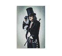 Fucoming Alice Cooper (8) Art Music Poster Vintage Poster, Canvas Hanging Print Paint Art Aesthetic Posters for Bedroom Living Room Wall Decor 08x12inch(20x30cm)