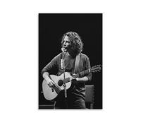 Fucoming Chris Cornell, Lead Ssinger of Soundgarden Vintage Poster, Canvas Hanging Print Paint Art Aesthetic Posters for Bedroom Living Room Wall Decor 16x24inch(40x60cm)