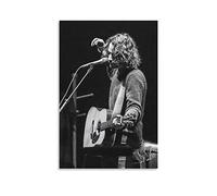 Fucoming Chris Cornell Soundgarden Vintage Poster, Canvas Hanging Print Paint Art Aesthetic Posters for Bedroom Living Room Wall Decor 08x12inch(20x30cm)